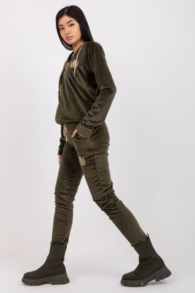 Spodnie Komplet Model RV-KMPL-8443.98P Khaki - Relevance — zdjęcie 2