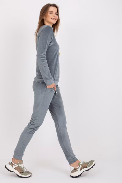 Spodnie Komplet Model RV-KMPL-8442.23P Grey/Blue - Relevance — zdjęcie 2