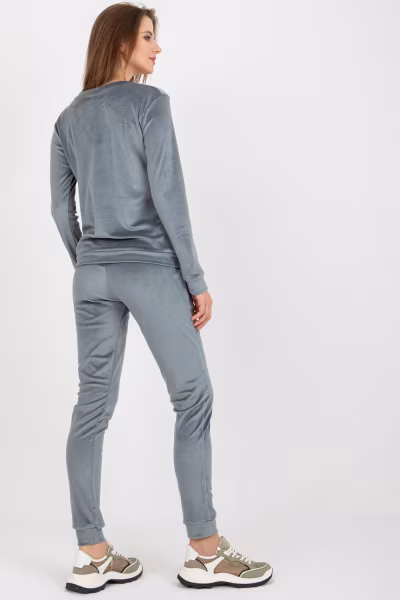 Spodnie Komplet Model RV-KMPL-8442.23P Grey/Blue - Relevance — zdjęcie 3