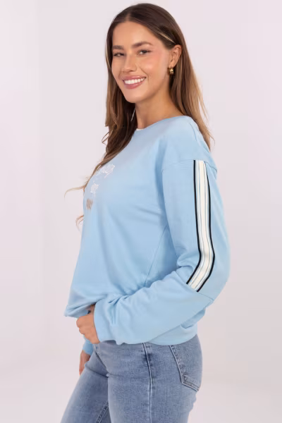 Bluza Damska Model RV-BL-A942.62 Light Blue - Relevance — zdjęcie 2