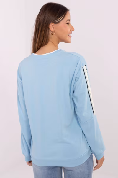 Bluza Damska Model RV-BL-A942.62 Light Blue - Relevance — zdjęcie 3
