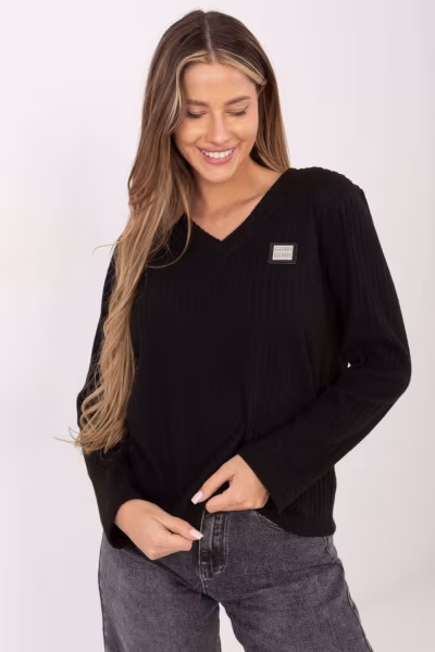 Sweter Damski Model RV-SW-A1025.80 Black - Relevance — zdjęcie 1