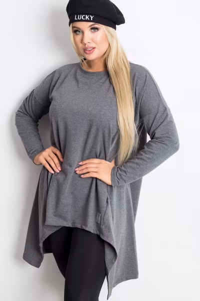Tunika Model RV-TU-5042.09X Dark Grey - Relevance — zdjęcie 1