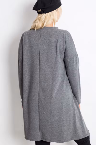 Tunika Model RV-TU-5042.09X Dark Grey - Relevance — zdjęcie 3