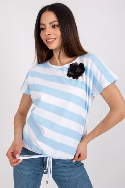 Bluzka Model RV-BZ-8741.93 Light Blue - Relevance — zdjęcie 1