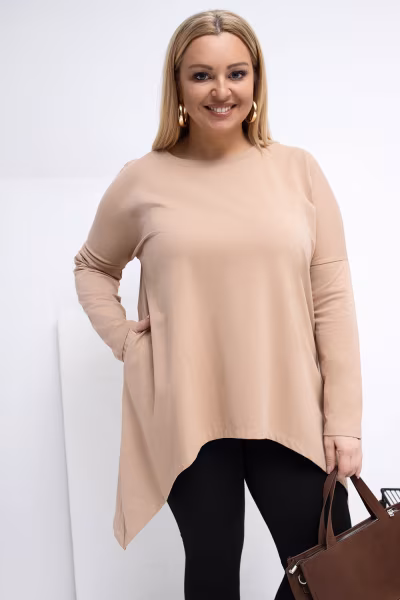 Tunika Model RV-BZ-5031.06X Dark Beige - Relevance — zdjęcie 1