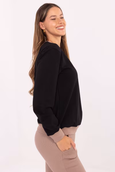 Bluzka Damska Model RV-BZ-A875.56 Black - Relevance — zdjęcie 2
