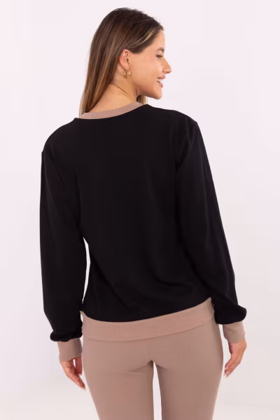 Bluzka Damska Model RV-BZ-A875.56 Black - Relevance — zdjęcie 3