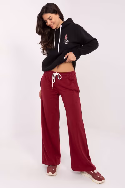 Spodnie Dresowe Model RV-DR-A590.08 Bordo - Relevance — zdjęcie 1