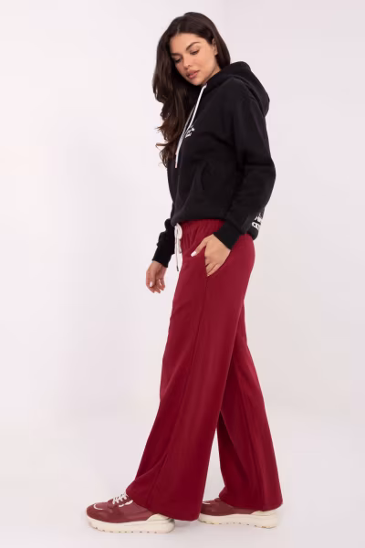 Spodnie Dresowe Model RV-DR-A590.08 Bordo - Relevance — zdjęcie 2