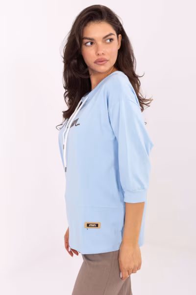 Bluzka Model RV-BZ-A785.58 Light Blue - Relevance — zdjęcie 2