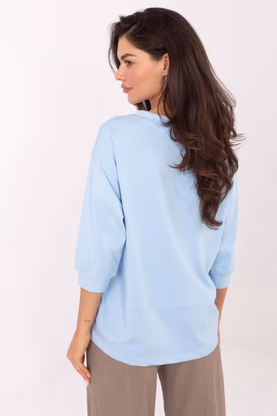 Bluzka Model RV-BZ-A785.58 Light Blue - Relevance — zdjęcie 3