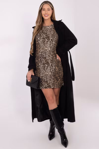Sukienka Model RV-SK-A259.01P Dark Beige - Relevance — zdjęcie 3