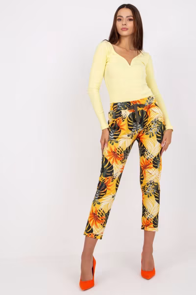 Spodnie Dresowe Model RV-DR-7956.31 Yellow - Relevance — zdjęcie 1