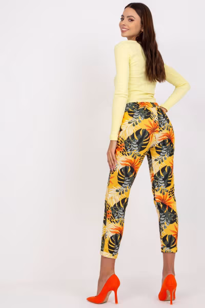 Spodnie Dresowe Model RV-DR-7956.31 Yellow - Relevance — zdjęcie 3