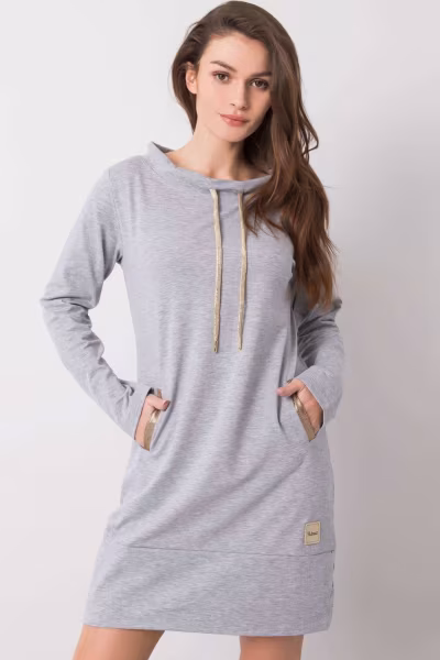 Sukienka Model RV-SK-6067.15X Grey - Relevance — zdjęcie 1