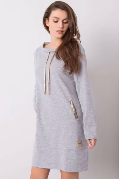 Sukienka Model RV-SK-6067.15X Grey - Relevance — zdjęcie 2