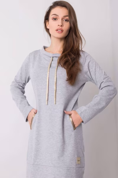 Sukienka Model RV-SK-6067.15X Grey - Relevance — zdjęcie 3