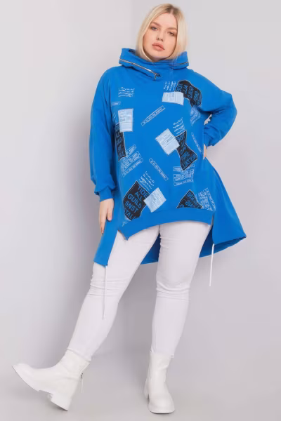 Bluza Damska Model RV-BL-7217.79P Dark Blue - Relevance — zdjęcie 2