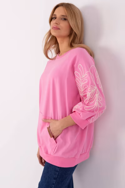 Bluza Damska Model RV-BZ-A367.26 Pink - Relevance — zdjęcie 2