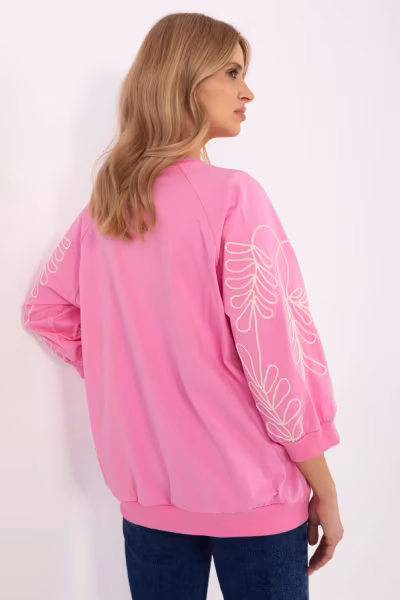 Bluza Damska Model RV-BZ-A367.26 Pink - Relevance — zdjęcie 3