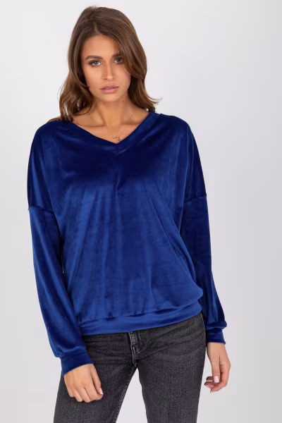 Bluza Damska Model RV-BL-8441.07P Cobalt - Relevance — zdjęcie 1