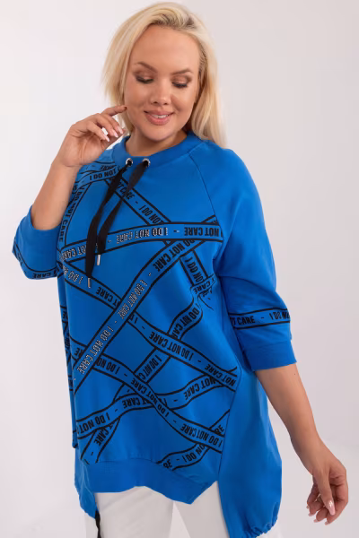 Bluzka Model RV-TU-7598.94 Dark Blue - Relevance — zdjęcie 1