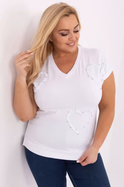 Bluzka Model RV-BZ-A542.12P White - Relevance — zdjęcie 1