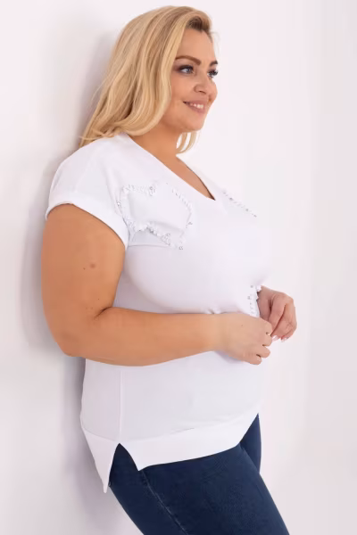 Bluzka Model RV-BZ-A542.12P White - Relevance — zdjęcie 2