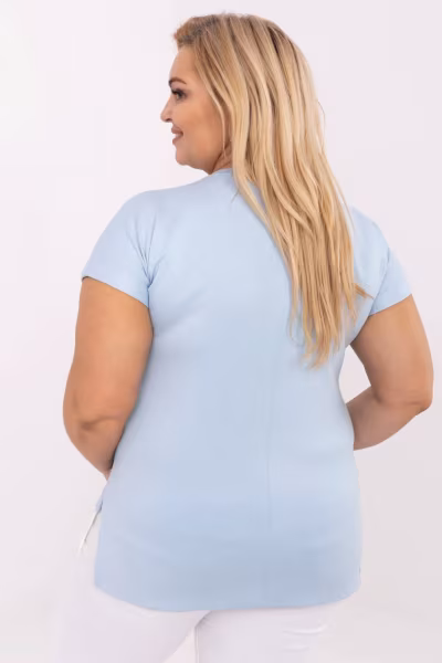 Bluzka Model RV-BZ-A625.84 Light Blue - Relevance — zdjęcie 3