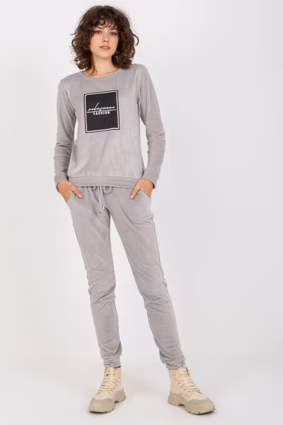 Spodnie Komplet Model RV-KMPL-8440.58P Light Grey - Relevance — zdjęcie 1