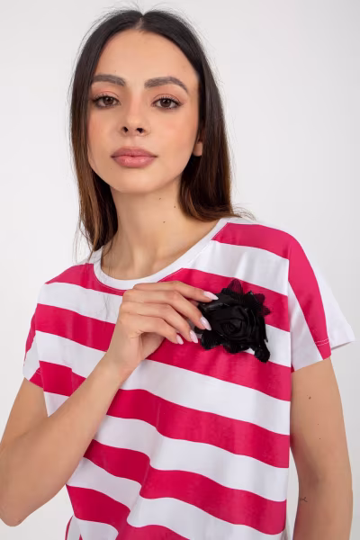Bluzka Model RV-BZ-8741.93 Fuksja - Relevance — zdjęcie 3
