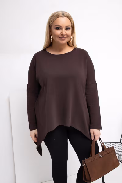 Tunika Model RV-BZ-5031.06X Dark Brown - Relevance — zdjęcie 1