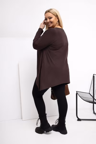 Tunika Model RV-BZ-5031.06X Dark Brown - Relevance — zdjęcie 3