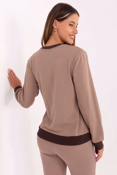 Bluza Damska Model RV-BZ-A875.56 Dark Beige - Relevance — zdjęcie 3