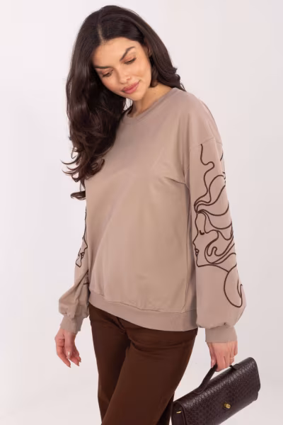 Bluza Model RV-BZ-A176.56 Dark Beige - Relevance — zdjęcie 1