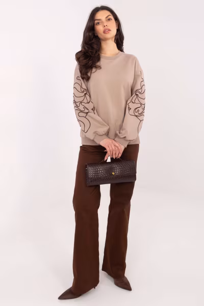 Bluza Model RV-BZ-A176.56 Dark Beige - Relevance — zdjęcie 2