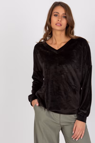 Bluza Damska Model RV-BL-8441.07P Black - Relevance — zdjęcie 1