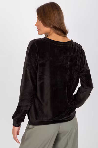 Bluza Damska Model RV-BL-8441.07P Black - Relevance — zdjęcie 3