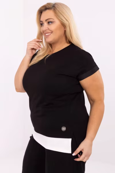 Bluzka Model RV-BZ-A625.84 Black - Relevance — zdjęcie 2