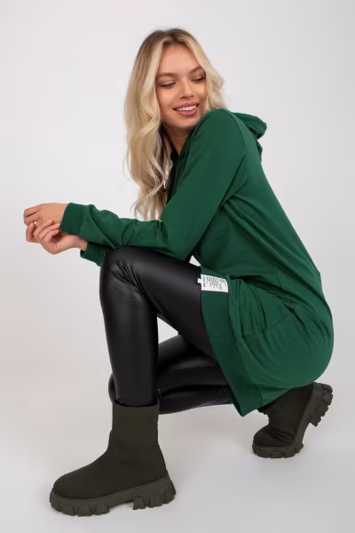 Sukienka Model RV-TU-8356.90 Dark Green - Relevance — zdjęcie 2