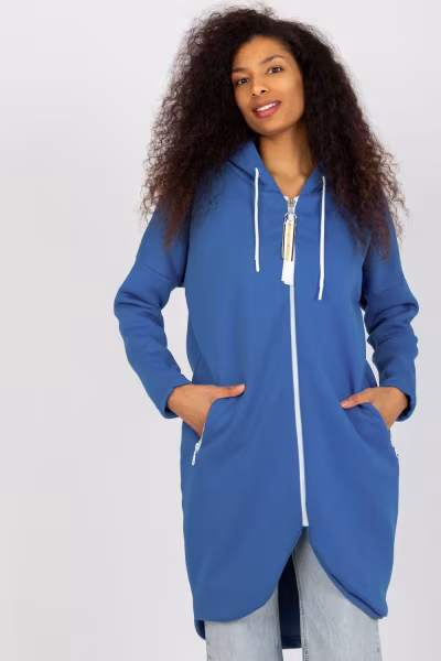 Bluza Damska Model RV-BL-4742.20P Dark Blue - Relevance — zdjęcie 2