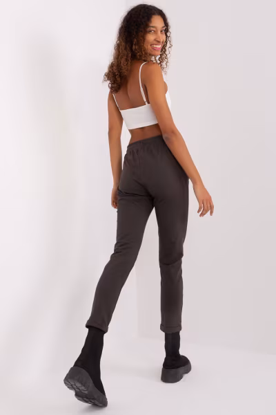 Spodnie Dresowe Model RV-DR-7517.22 Khaki - Relevance — zdjęcie 3