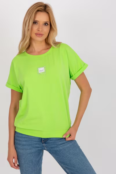 Bluzka Model RV-BZ-8537.19 Limonka - Relevance — zdjęcie 1