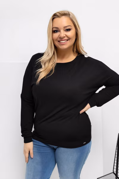Bluzka Model RV-BZ-A-163.09 Black - Relevance — zdjęcie 1