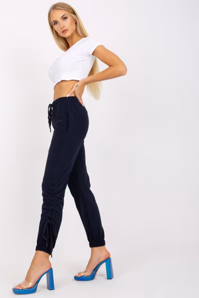 Spodnie Dresowe Model RV-DR-7943.19 Navy - Relevance — zdjęcie 2