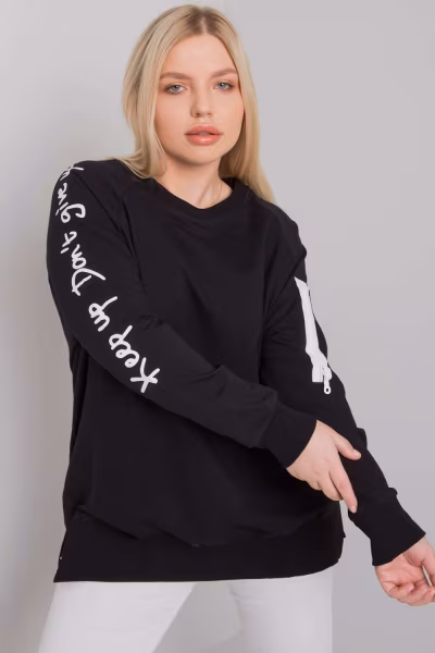 Bluza Damska Model RV-TU-7158.76P Black - Relevance — zdjęcie 1