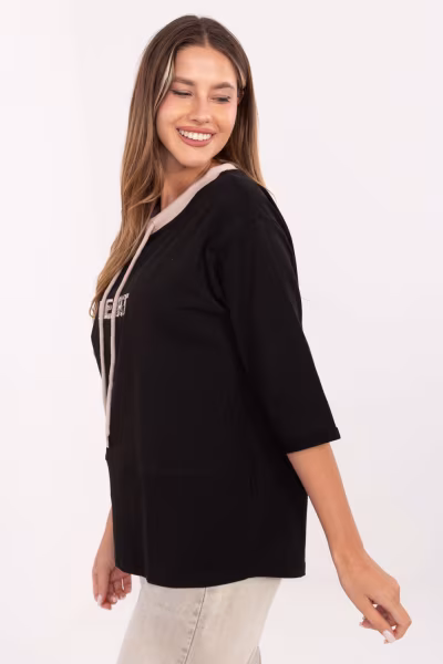 Bluzka Model RV-BZ-A892.00 Black - Relevance — zdjęcie 2
