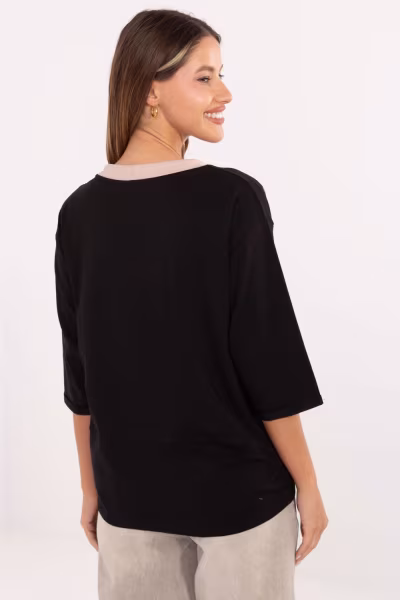Bluzka Model RV-BZ-A892.00 Black - Relevance — zdjęcie 3