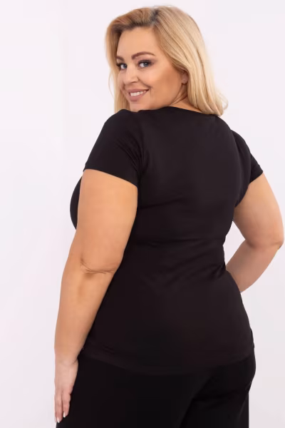 Tshirt Damski Model RV-TS-A556.03 Black - Relevance — zdjęcie 3